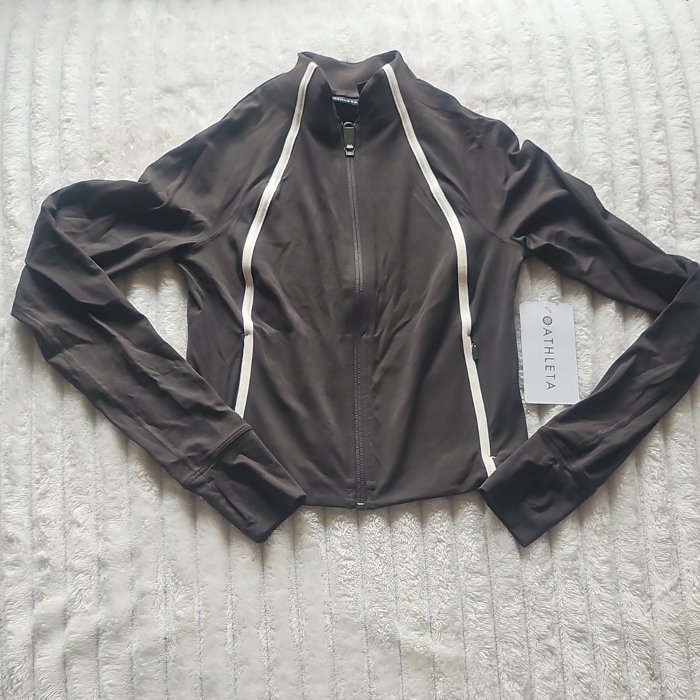 NWT Athleta Salutation Crop Jacket